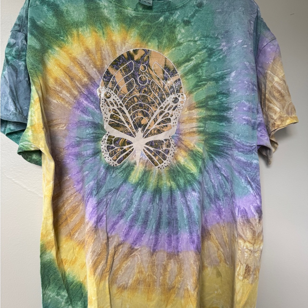 Custom Bassnectar Tie-Dye Butterfly T-Shirt 🦋